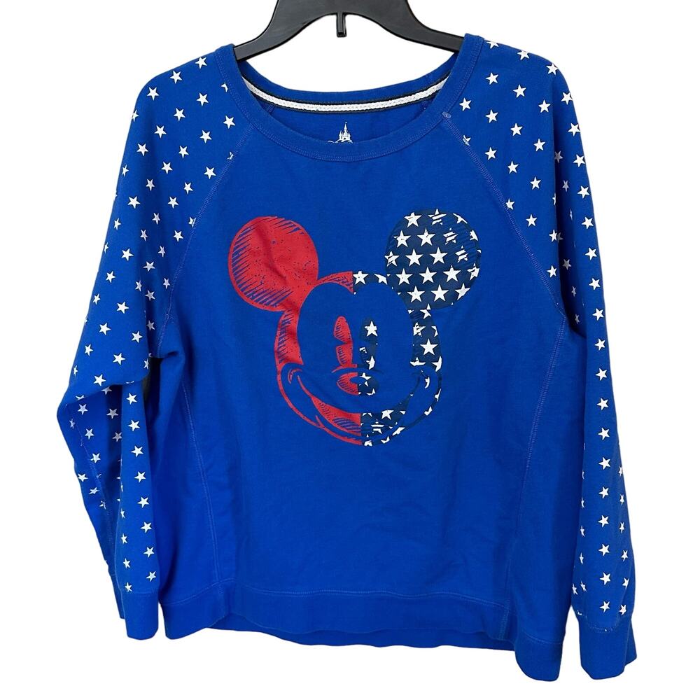 Disney Park Americana Mickey Crewneck Sweatshirt Size XL